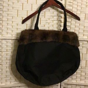 Black Canvas tote